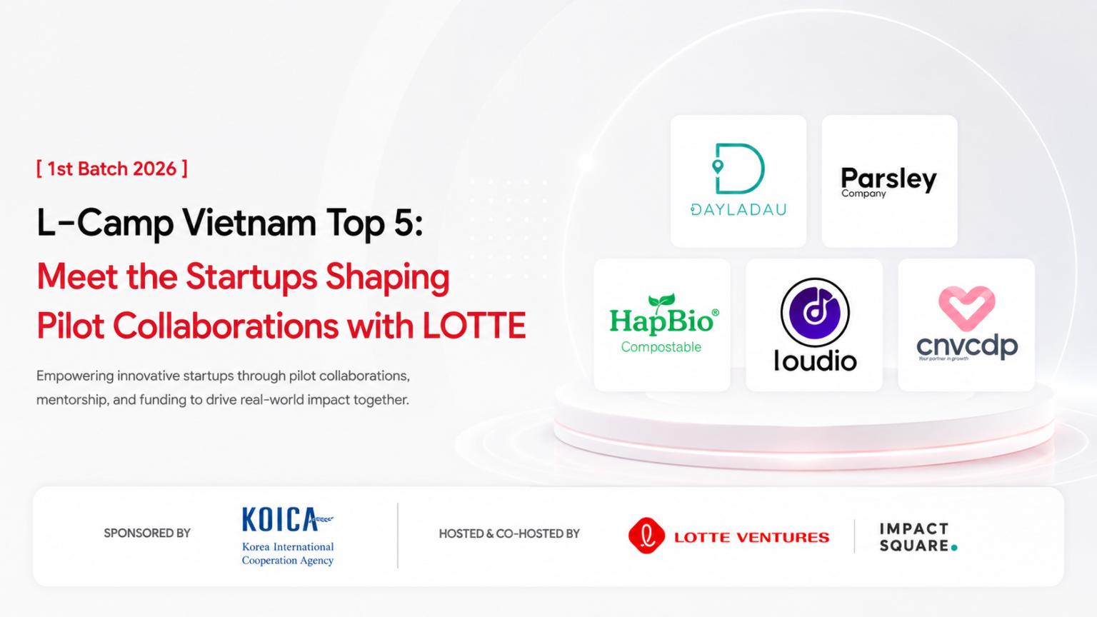 Loudio lọt L-CAMP Vietnam 2026